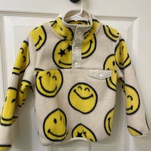 Gap smiley world fleece jacket toddler size 4